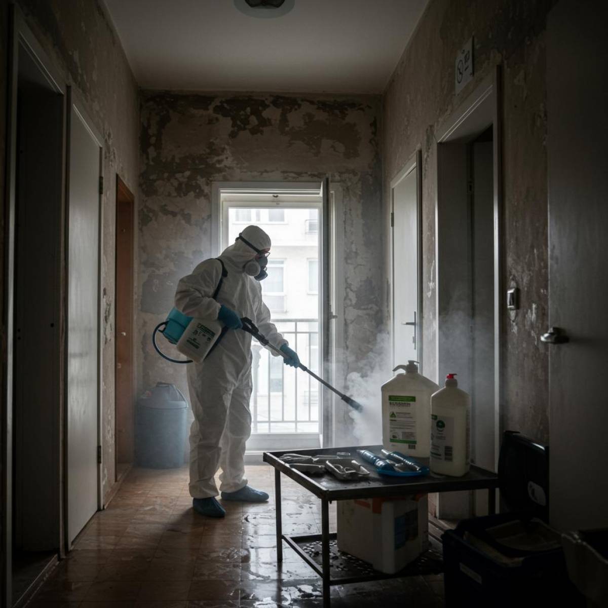 Quels produits de nettoyage utiliser pour désinfecter un logement insalubre ?