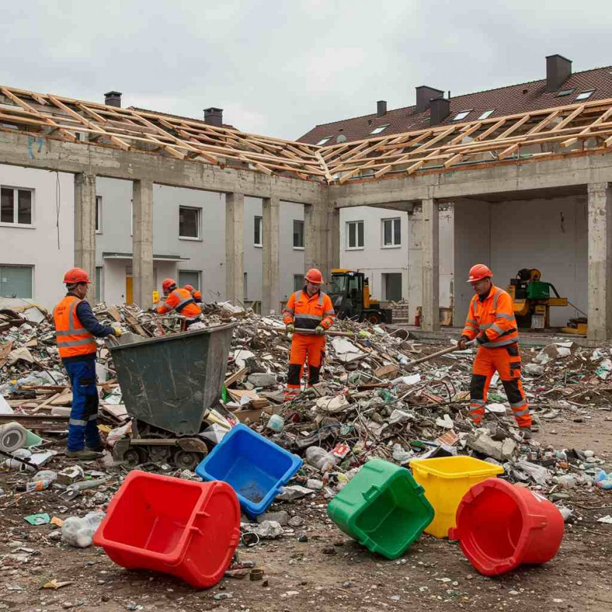 Comment organiser efficacement le tri et l’évacuation des déchets issus d’un chantier