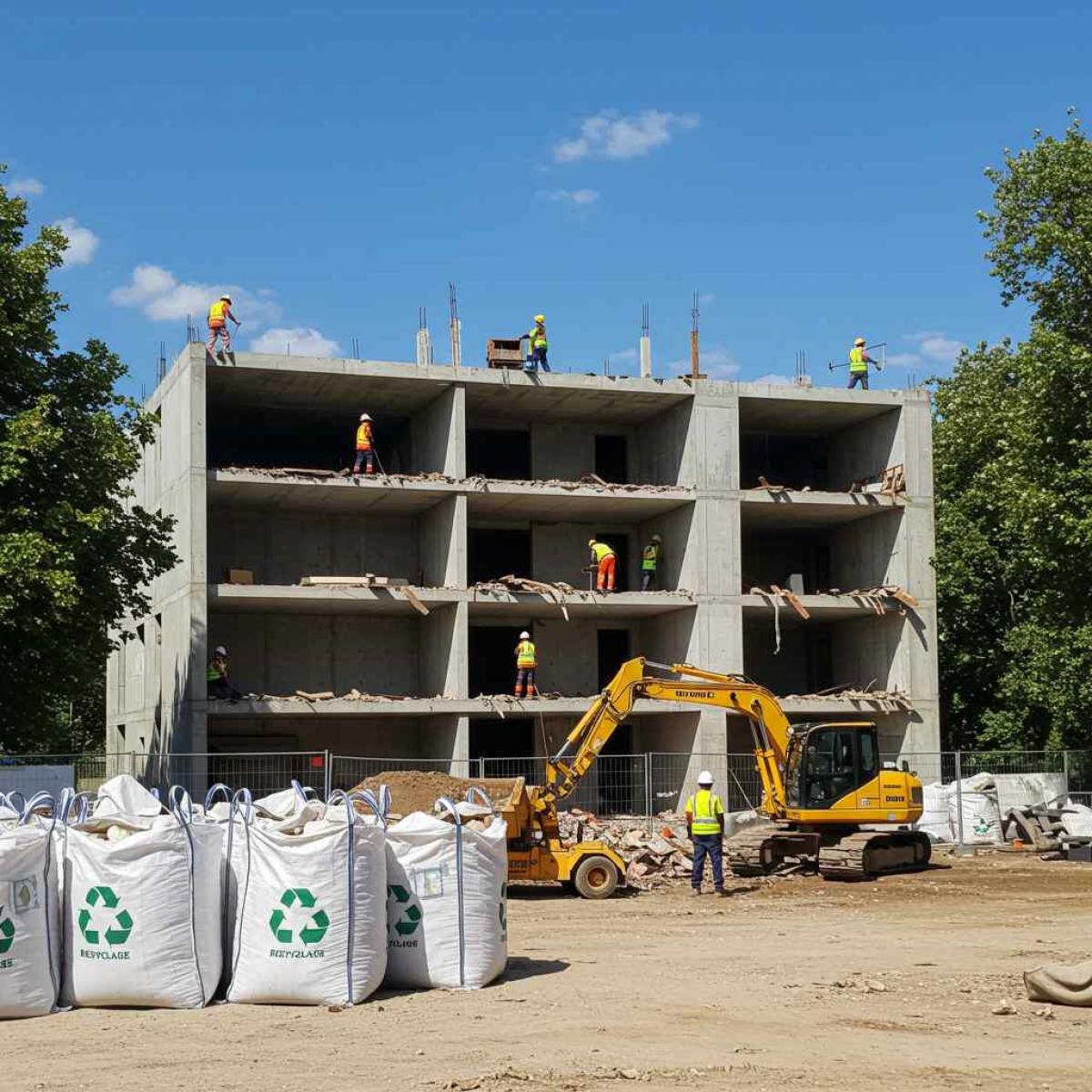 Comment fonctionne le traitement des déchets de chantier ?